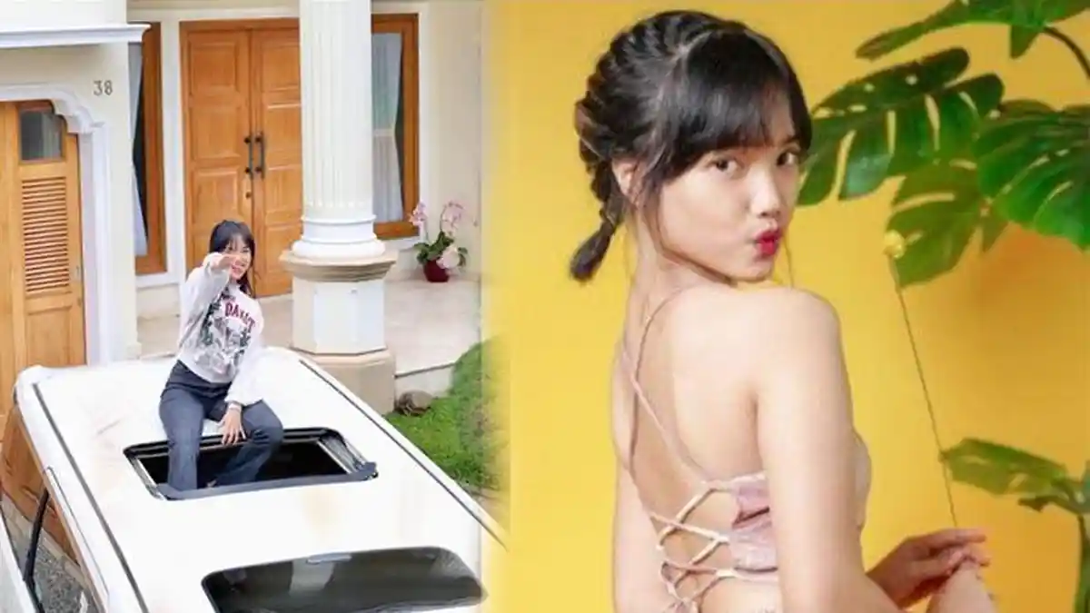 Lebaran, Fuji Girang Dapat THR Berupa Mobil Mewah dari Putra Siregar, Bergaya di Depan Rumah Baru