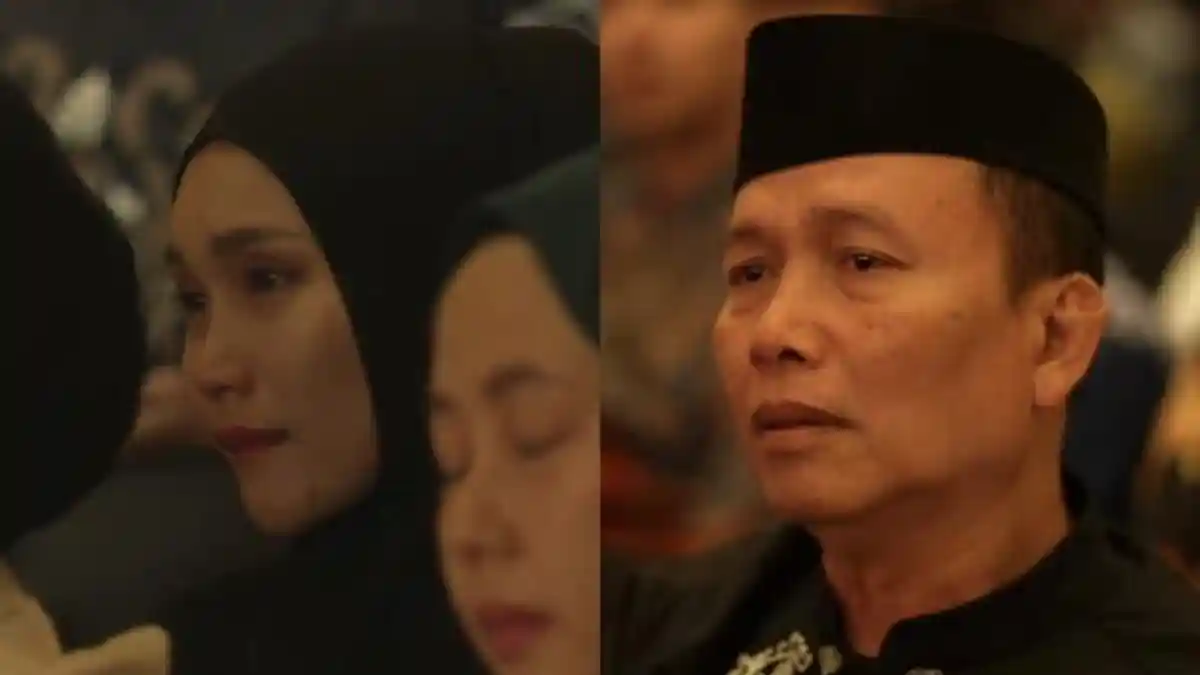 Suara Bergetar Ayu Ting Ting di Kajian Habib Umar, Ayah Rozak Menunduk dengan Mata Basah
