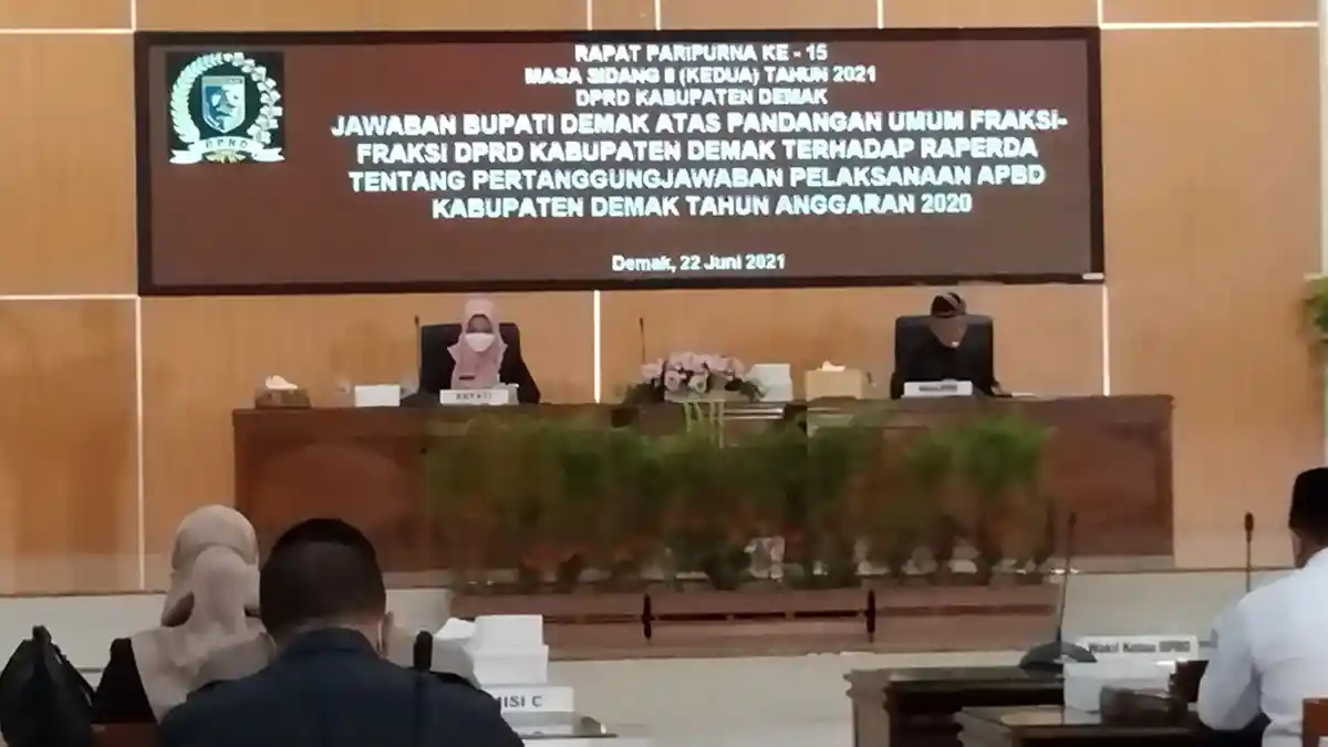 DPRD Demak Bentuk Pansus Tindaklanjuti Hasil Pemeriksaan Keuangan Daerah 2020