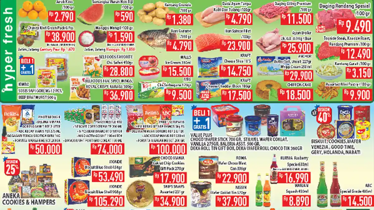 Promo Hypermart Edisi 24-27 April 2020, Khusus OVO Cash : Simak, Ada Beli Satu Gratis Satu