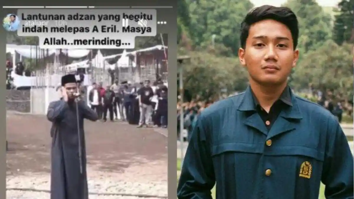 'Merinding' Atalia Puji Sosok yang Adzan di Pemakaman Eril, Ternyata Satu Almamater dengan Mendiang