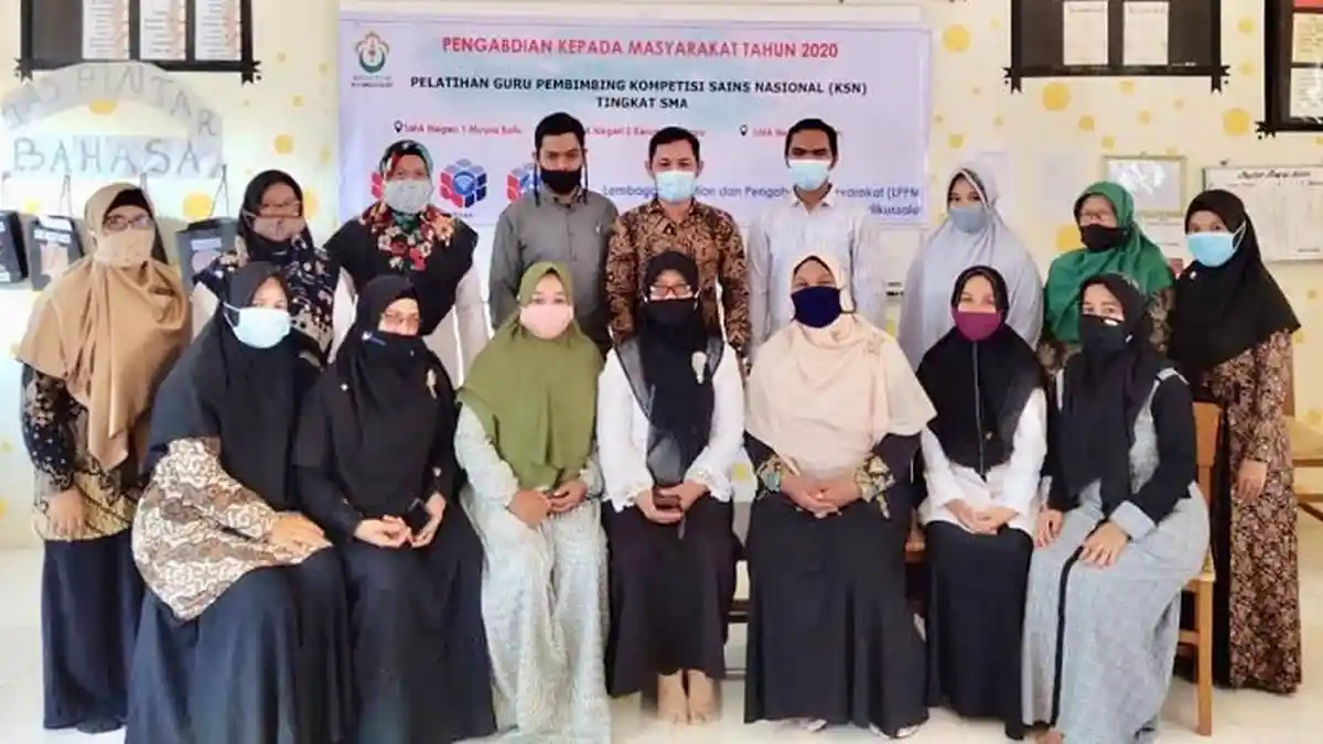 Dosen Unimal Latih Guru Pendamping Kompetisi Sains Nasional