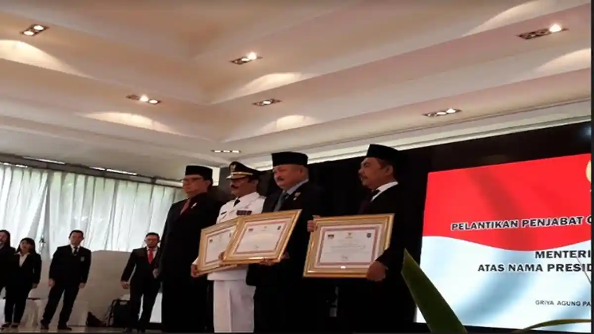 Hadi Probowo Resmi Dilantik Jadi Pj Gubernur Sumsel