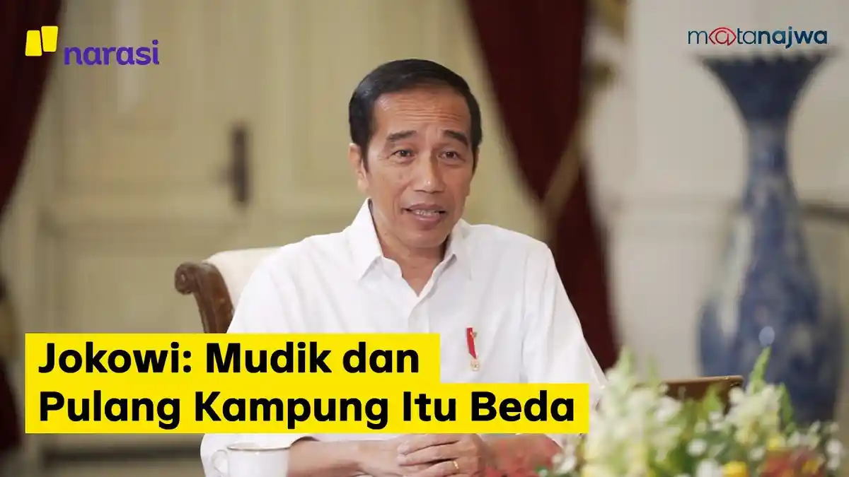 Jokowi Sebut 900 Ribu Orang Bukan Mudik tapi Pulang Kampung, Najwa Shihab: Apa Bedanya? Kan Sama