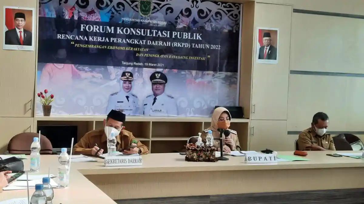 Rumuskan Program Kerja untuk Wujudkan Berau Lebih Baik, Bupati Gelar Konsultasi Publik RKPD