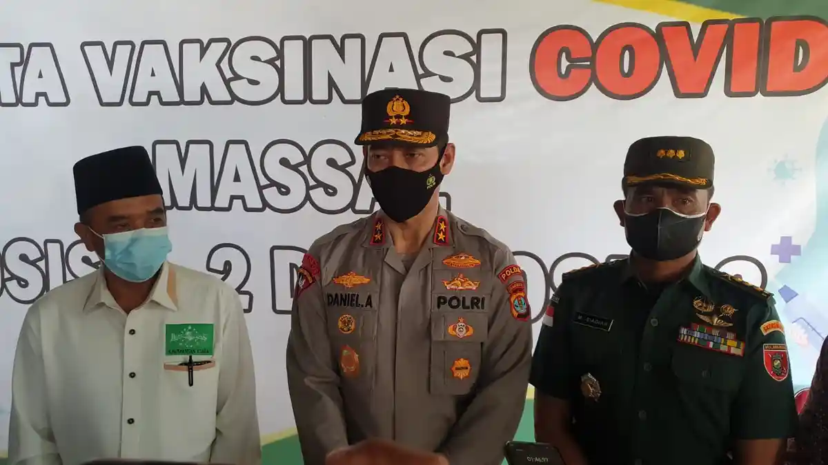 H-1 Mudik Lebaran, Kapolda Kaltara Targetkan 5.000 Orang Dapat Suntik Vaksin Dosis III