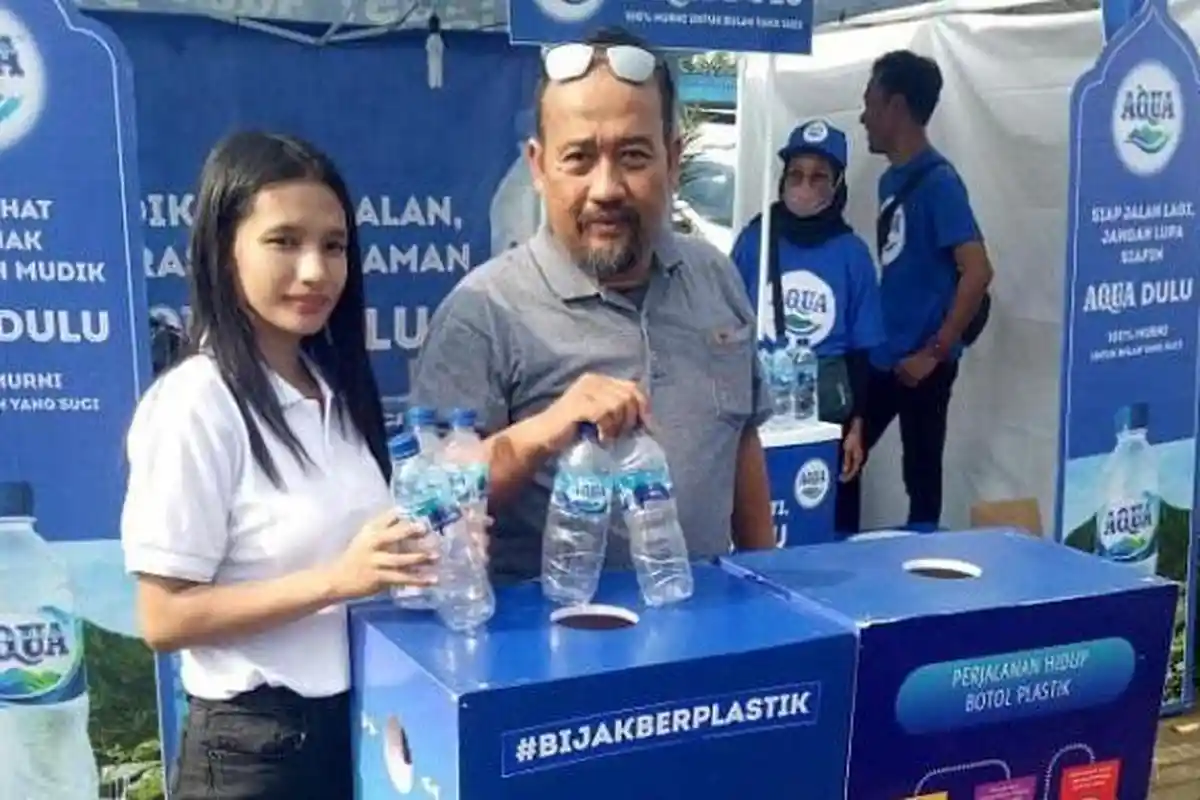Tingkatkan Kesadaran Pengelolaan Sampah Plastik, Danone-Aqua Luncurkan Kampanye Mudik Bijak Sampah