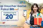 Top Up Voucher Game Makin Untung Pakai BRImo, Cashback 100 Persen hingga 20 Ribu