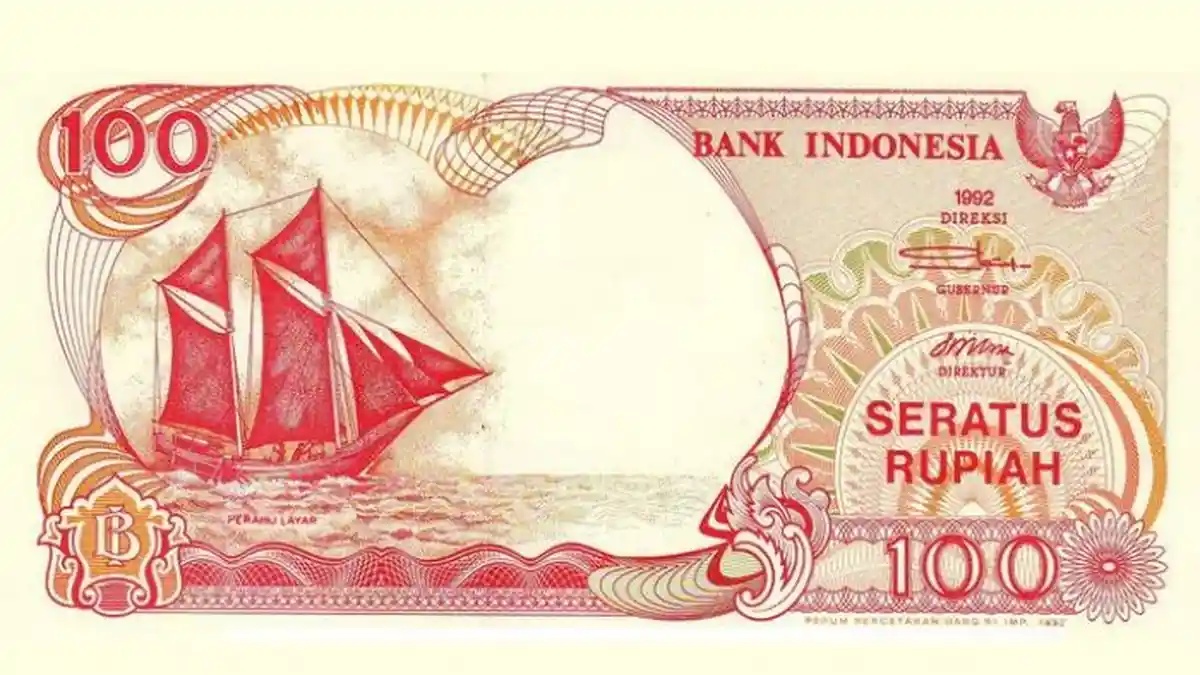 Uang Kertas 100 Rupiah Tahun 1992 Curi Perhatian, Dianggap Kontroversial, Ini Penjelasannya