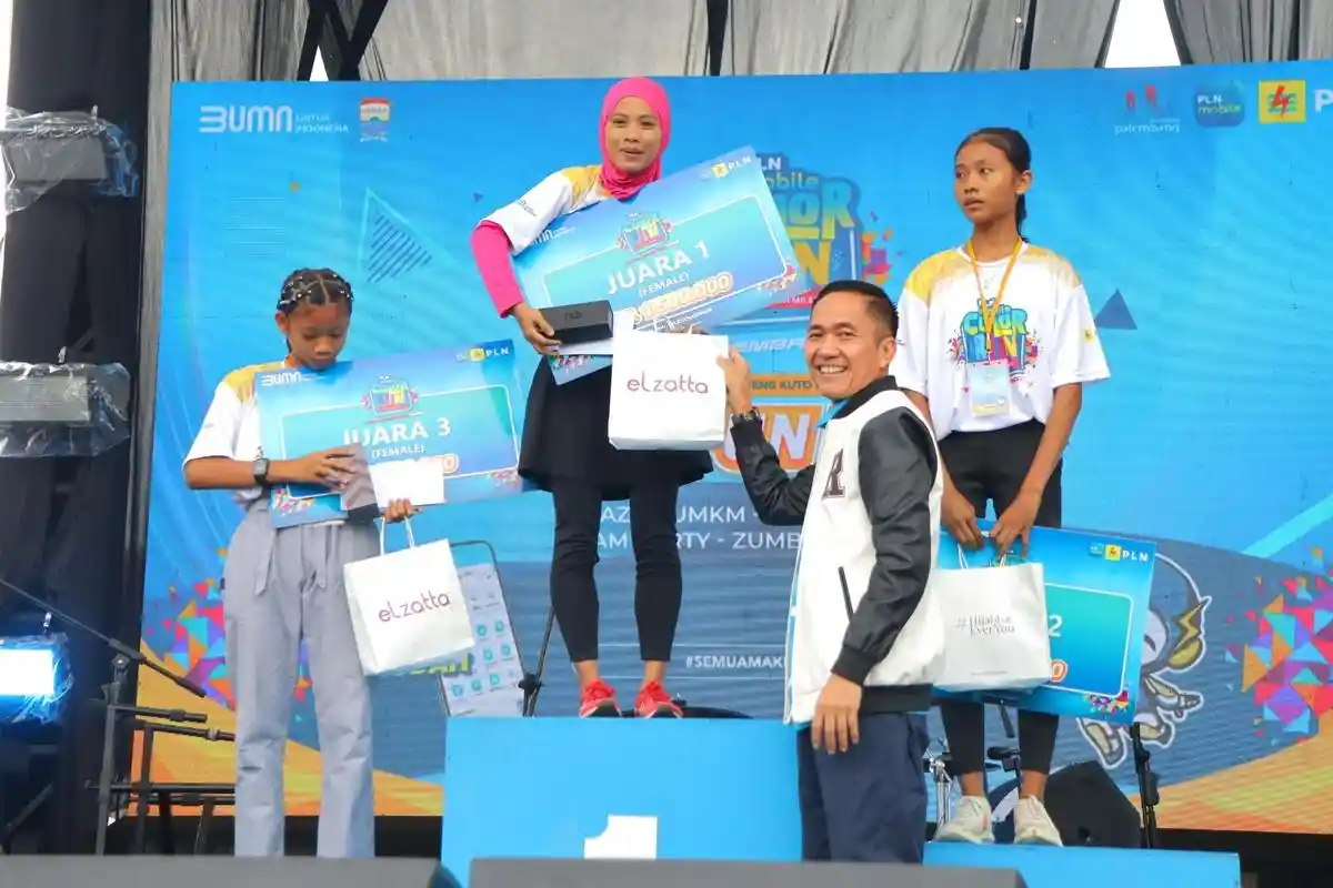 Beri Sambungan Listrik Gratis Pada Masyarakat Tidak Mampu, Ratu Dewa Apresiasi PLN Mobile Color Run