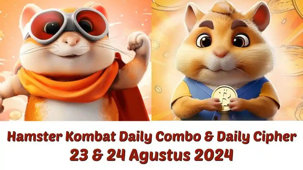 Hamster Kombat Daily Combo dan Daily Cipher 23 dan 24 Agustus 2024, Dapatkan 6 Juta Koin Gratis!