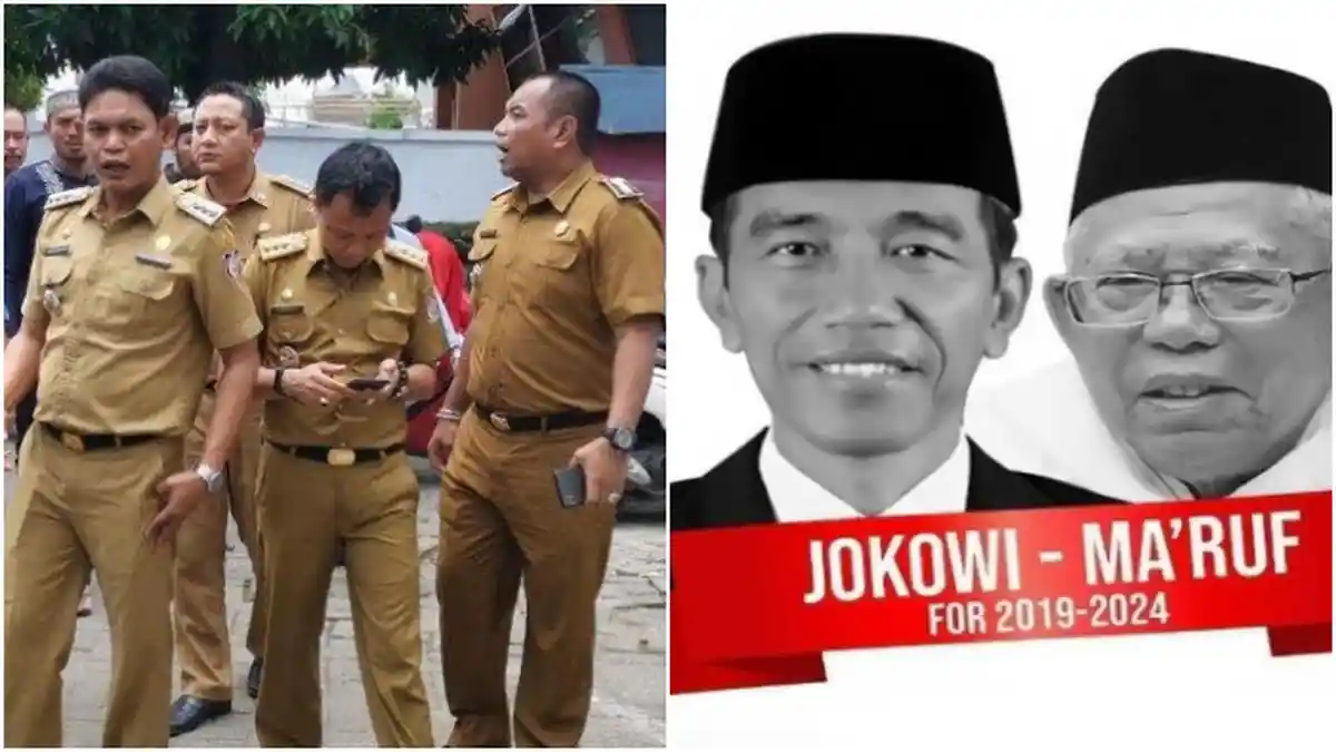 Setelah Dukung Jokowi - Maruf Amin, Celana Camat Basah saat Diperiksa, Apa Gerangan Terjadi?