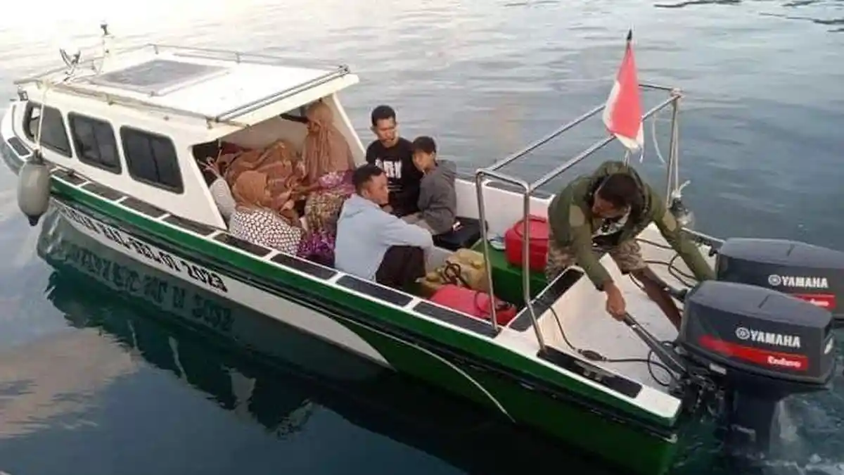 Mesin Speedboat Puskesmas Saketa Halmahera Selatan Dicuri Maling, Polisi Sedang Selidiki