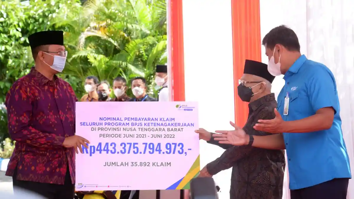 BPJS Ketenagakerjaan Bayarkan Rp 443 Miliar Manfaat Program Selama Setahun di Provinsi NTB