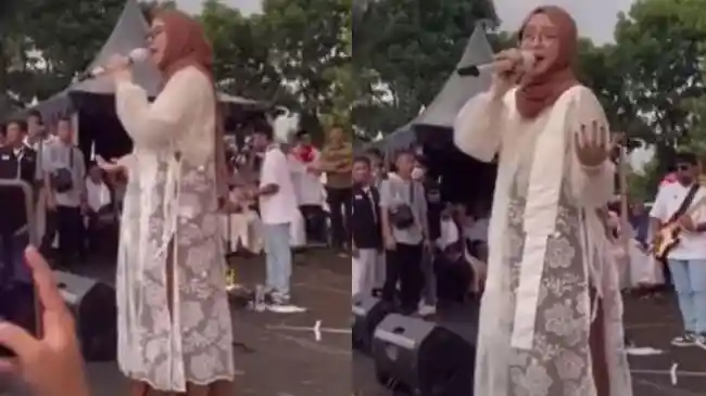 Nissa Sabyan Diduga Hamil Anak Ayus, Penampilannya saat Manggung Disorot