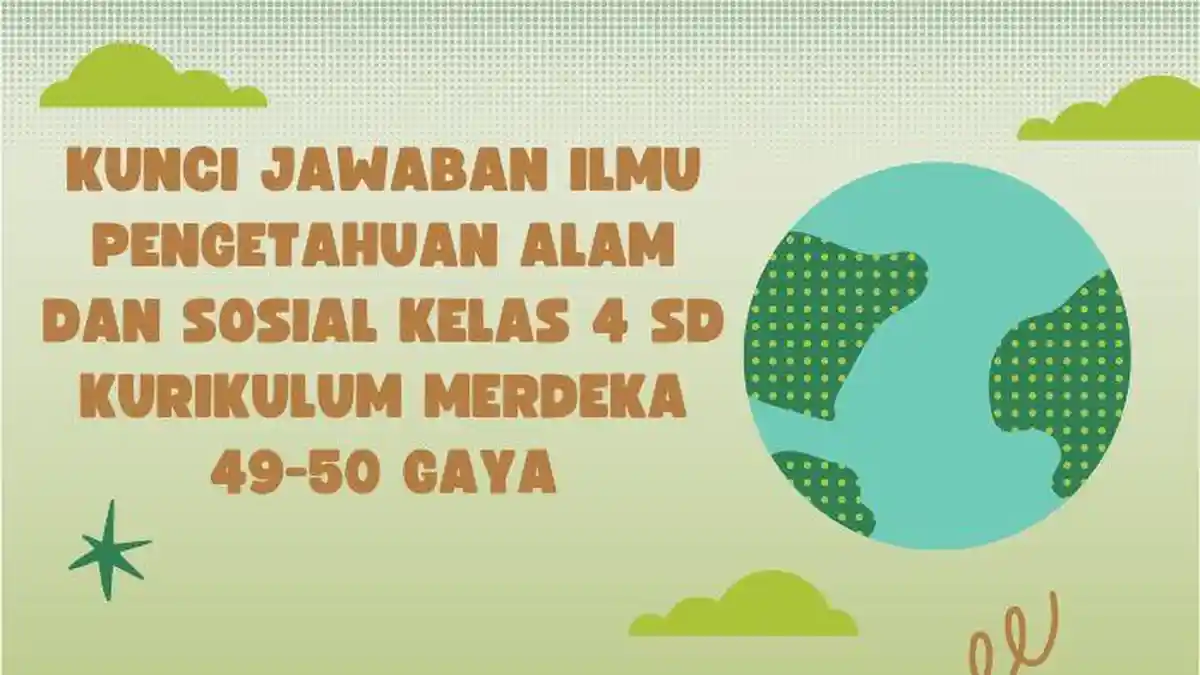 Kunci Jawaban Ilmu Pengetahuan Alam dan Sosial Kelas 4 SD Kurikulum ...