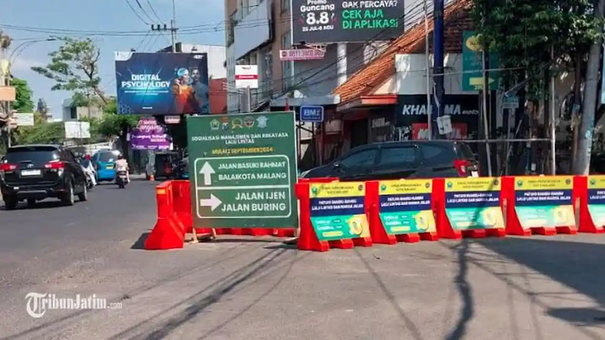 Dishub Kota Malang Mulai Uji Coba Rekayasa 2 Arah Jalan Buring, Kurangi ...