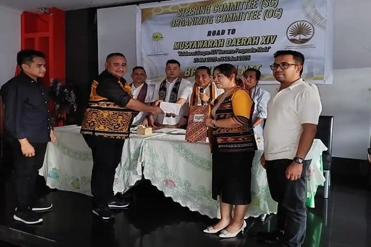Restu Herdani Baptista Dupe Resmi Daftar Caketum BPD HIPMI NTT