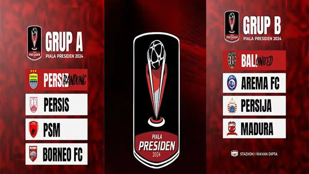 Jadwal Pra Musim Piala Presiden 2024 Lengkap Format Pertandingan