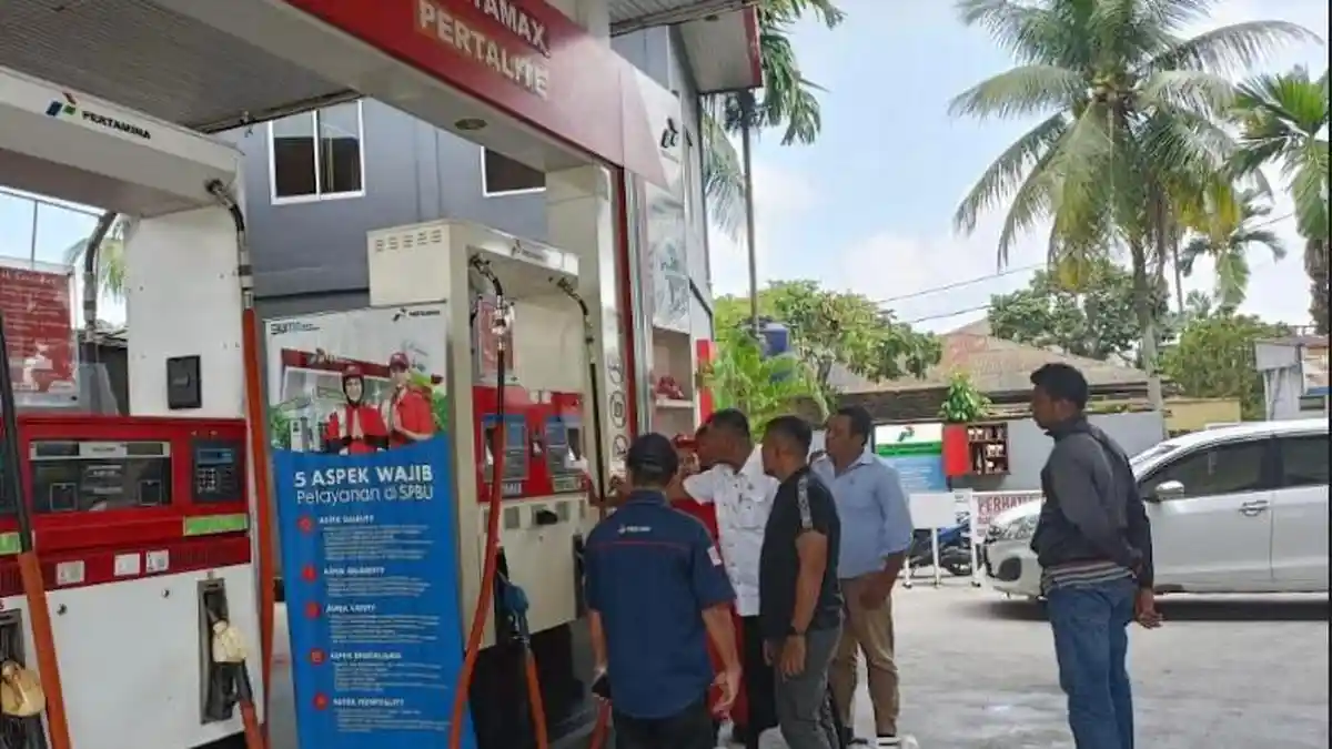 Diduga Jual BBM Pertalite Bercampur Air, Polisi Periksa SPBU di Siantar