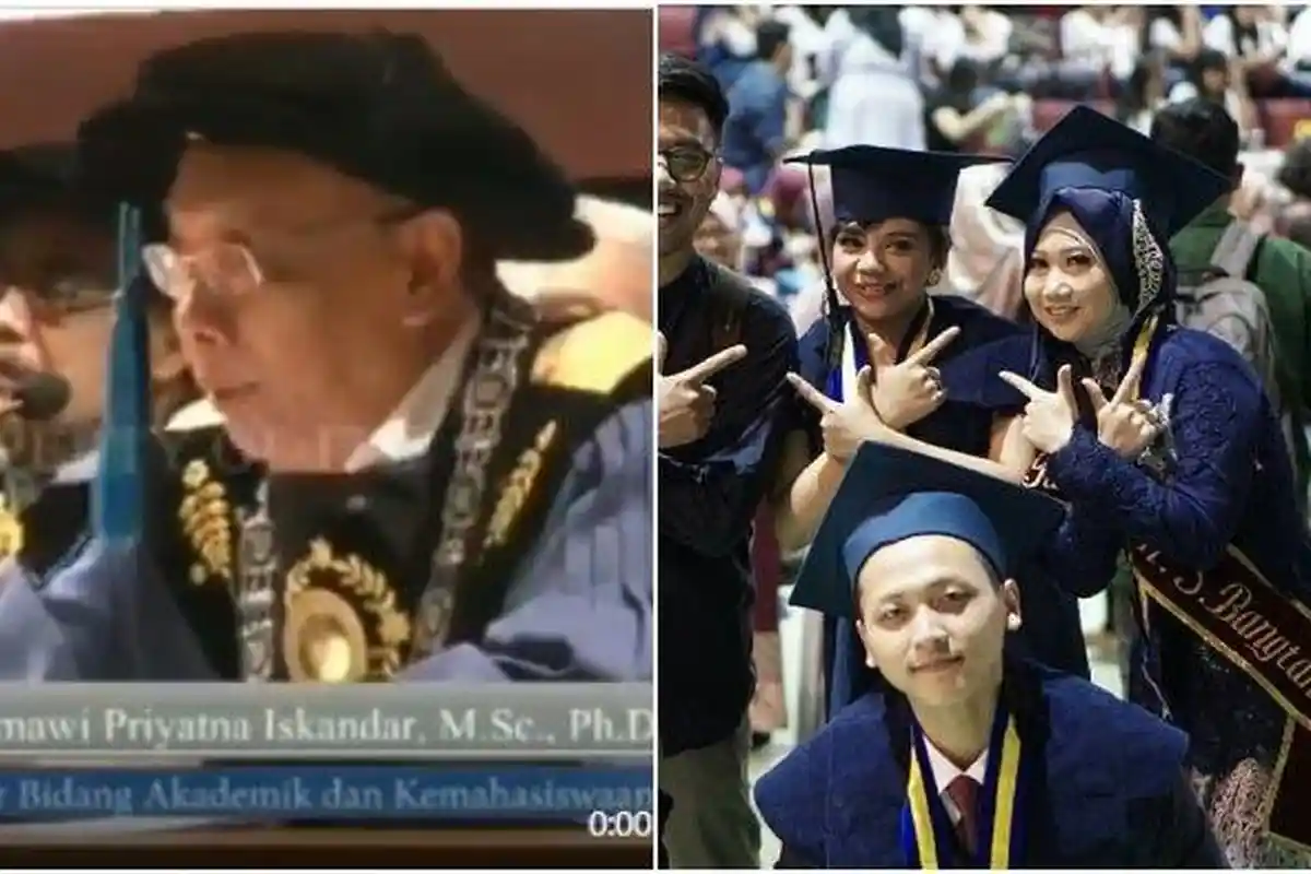 Mahasiswi Bikin Ngakak karena Sang Rektor Bacakan Curhatannya saat Wisuda ITB, ini Isinya