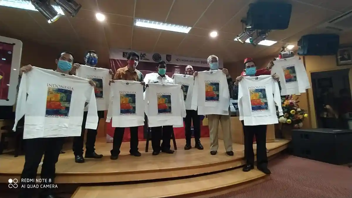 Forum Deklarator Taman Wisata Dunia Luncurkan TShirt Campaign Indonesia The World Park