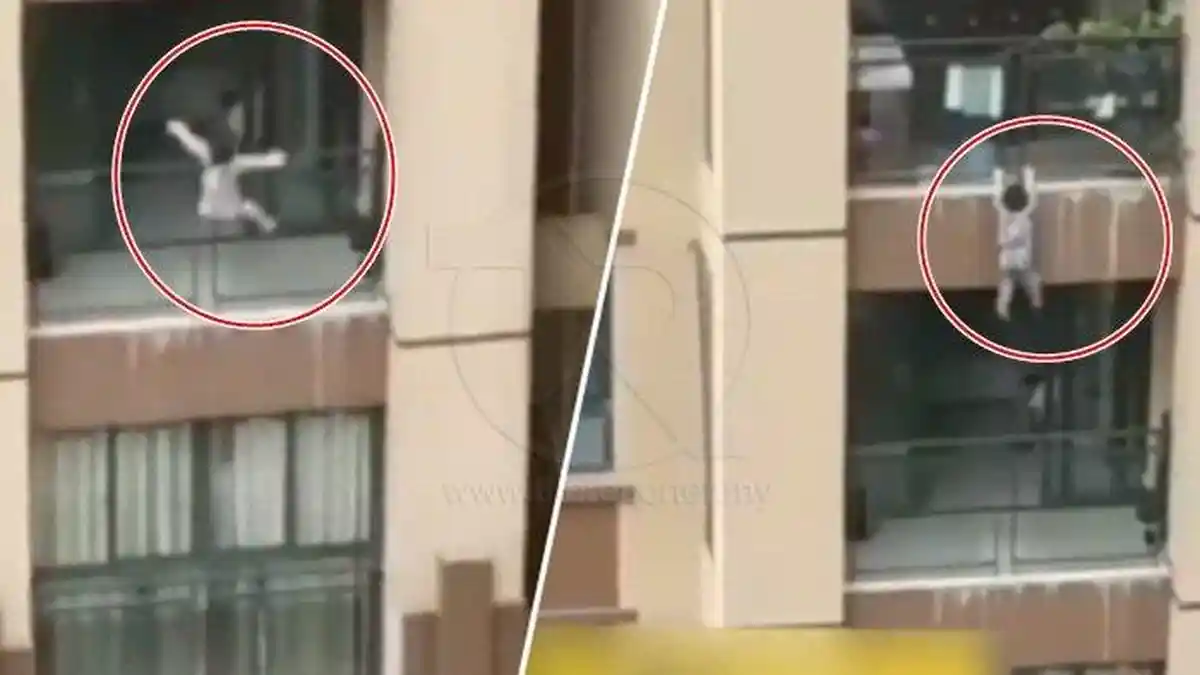 Video Bocah Jatuh dari Balkon Lantai 6, Hal Ajaib Terjadi