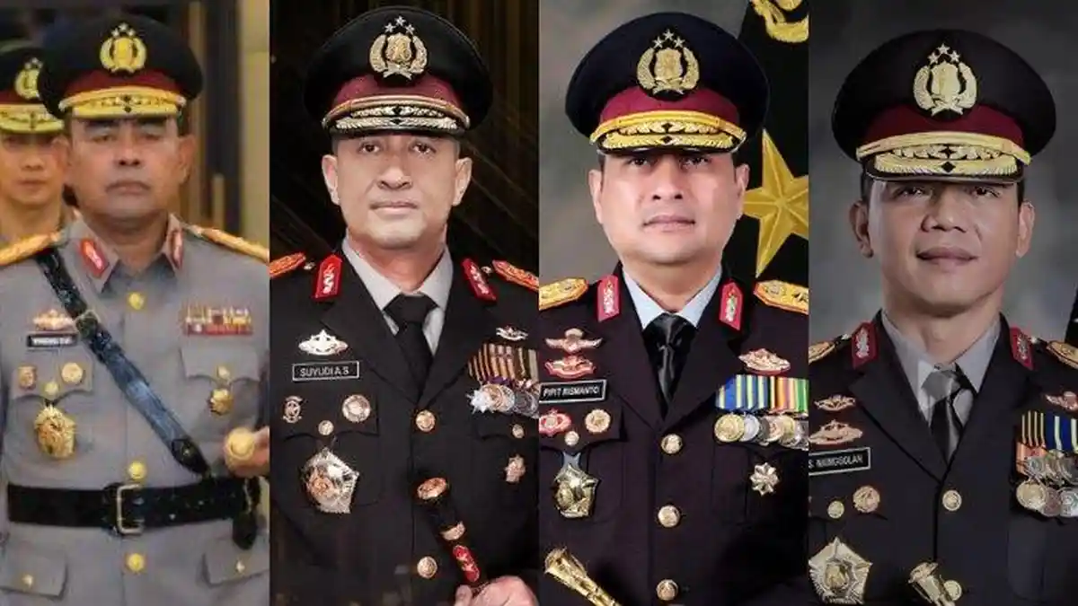Sepak Terjang 4 Kapolda Jebolan Akpol 1994 Calon Kapolri
