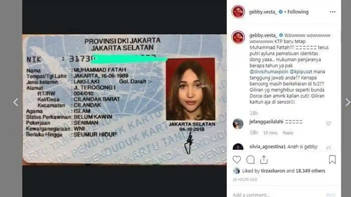 SEKIAN LAMA, Akhirnya Nama Asli Lucinta Luna Terungkap: Muhammad Fatah