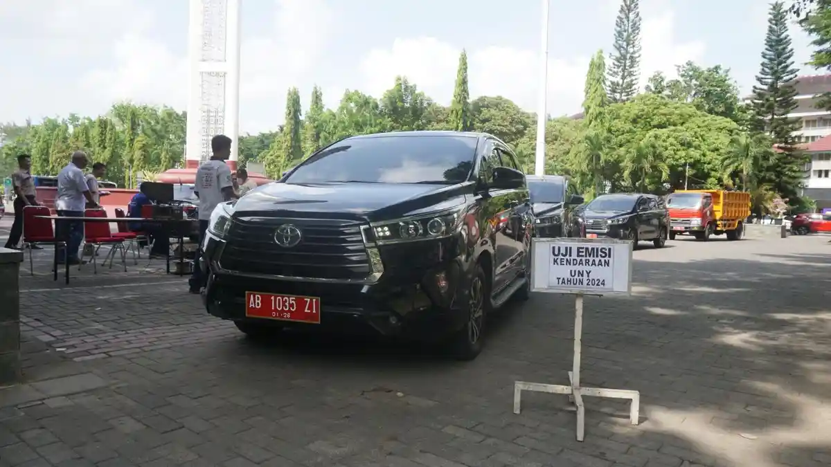 UNY Selenggarakan Uji Emisi Kendaraan Dinas, Jaga Kualitas Udara