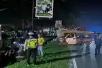 Tabrakan Beruntun di Depan Mapolres Prabumulih, Libatkan Tronton dan Pikap, 3 Orang Dilarikan ke RS