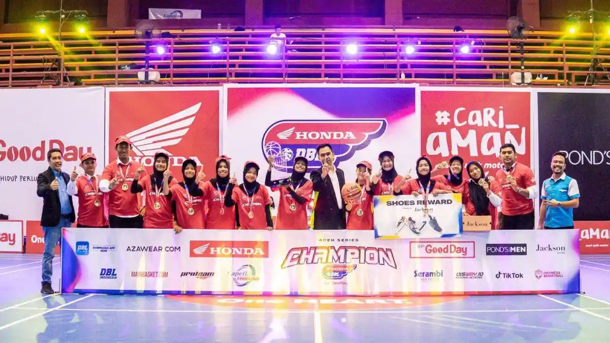 SMA Fatih Bilingual School Aceh Pertahankan Gelar Juara Putra di Final Honda DBL 2023 Aceh Series