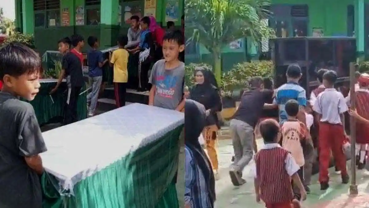 Murid SD Angkuti Meja & Lemari Gegara Digugat Pemilik Lahan, Kepsek Pasrah Sekolah Mau Disegel
