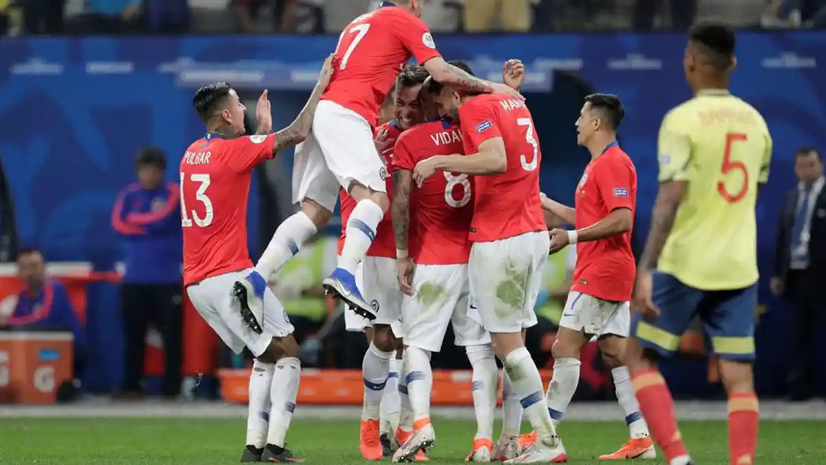 Hasil Copa America 2019 Chile Vs Kolombia, Gol Sanchez Bawa Chile ke Semifinal Setelah Adu Penalti
