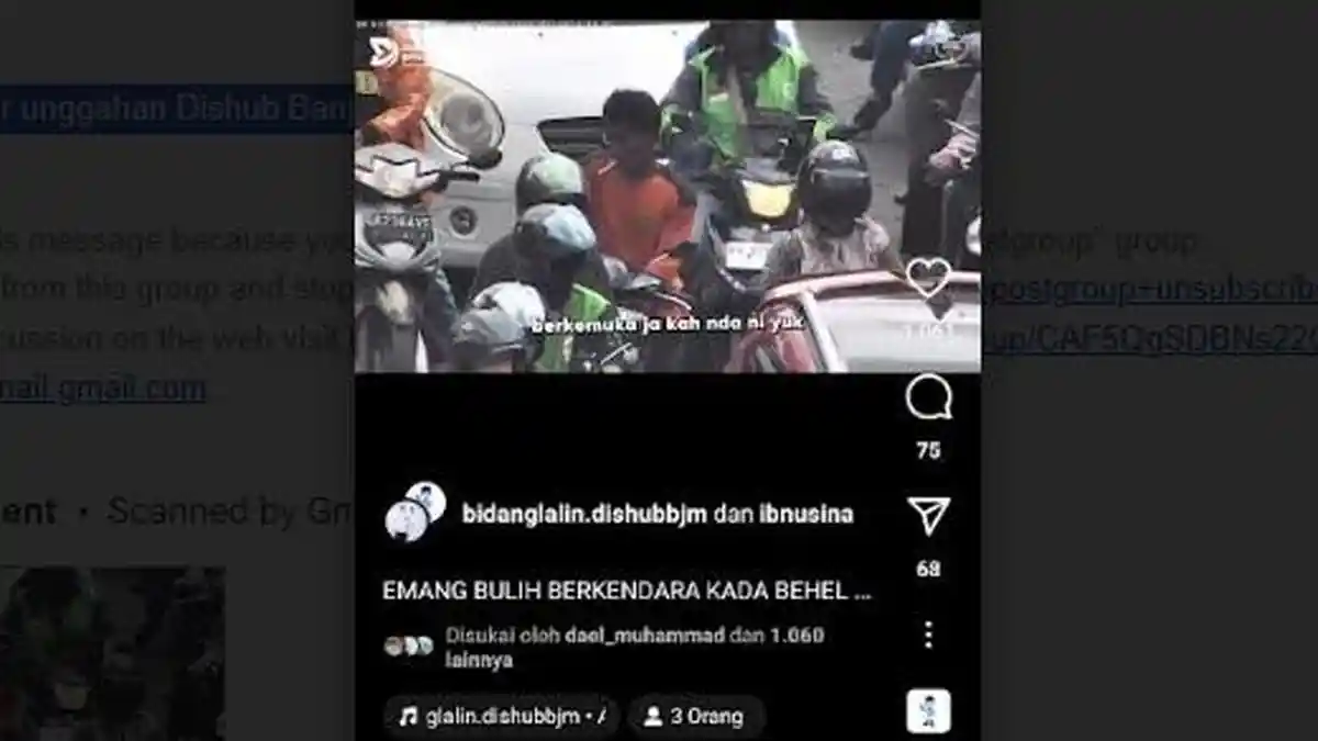 Viral, Pria Berbaju Kuning di Banjarmasin Melawan Rambu Lalu Lintas ...