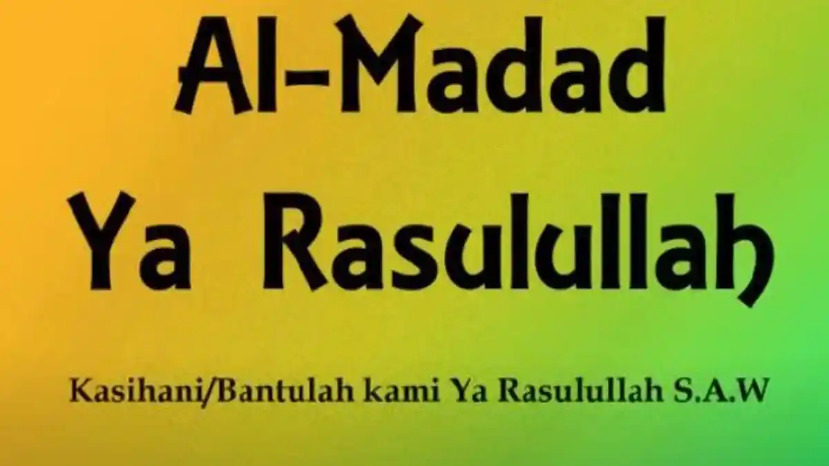 Sholawat Memohon Ampunan Lirik Sholawat Al Madad Ya Rasulullah, Almadad ...