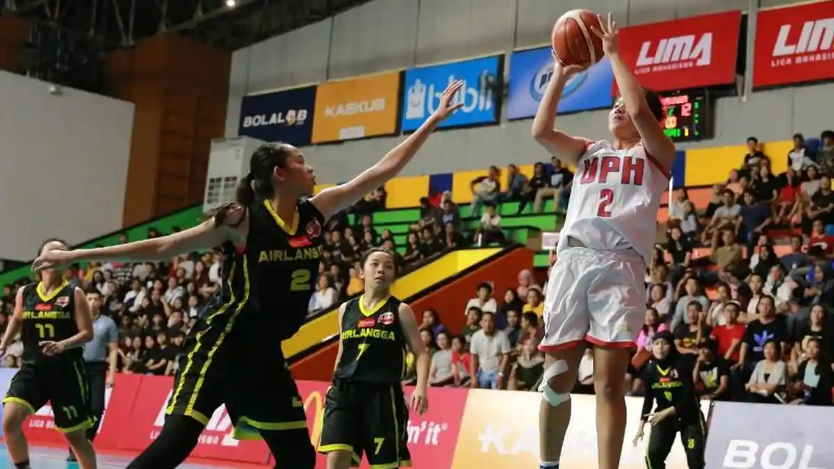 Tim Basket Putri Universitas Pelita Harapan Siap Balas Dendam Lawan UEU di Final LIMA