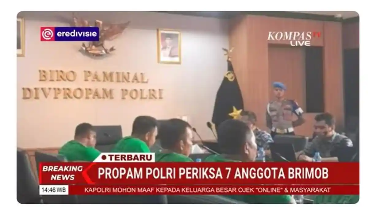 Ini Peranan 7 Polisi yang Lindas Affan Kurniawan Driver Ojol, Terbukti Langgar Kode Etik Kepolisian
