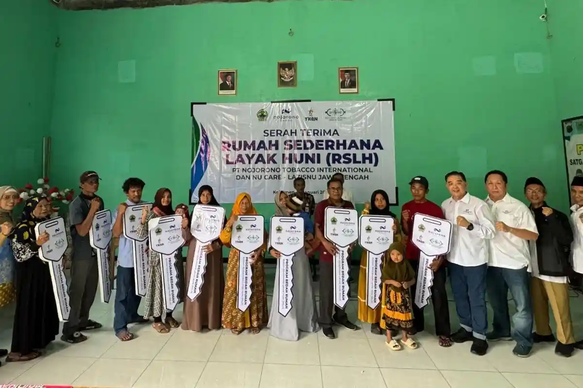 Nojorono bersama LazizNu Turut Dukung Program RSLH PemProv Jawa Tengah di Kebumen