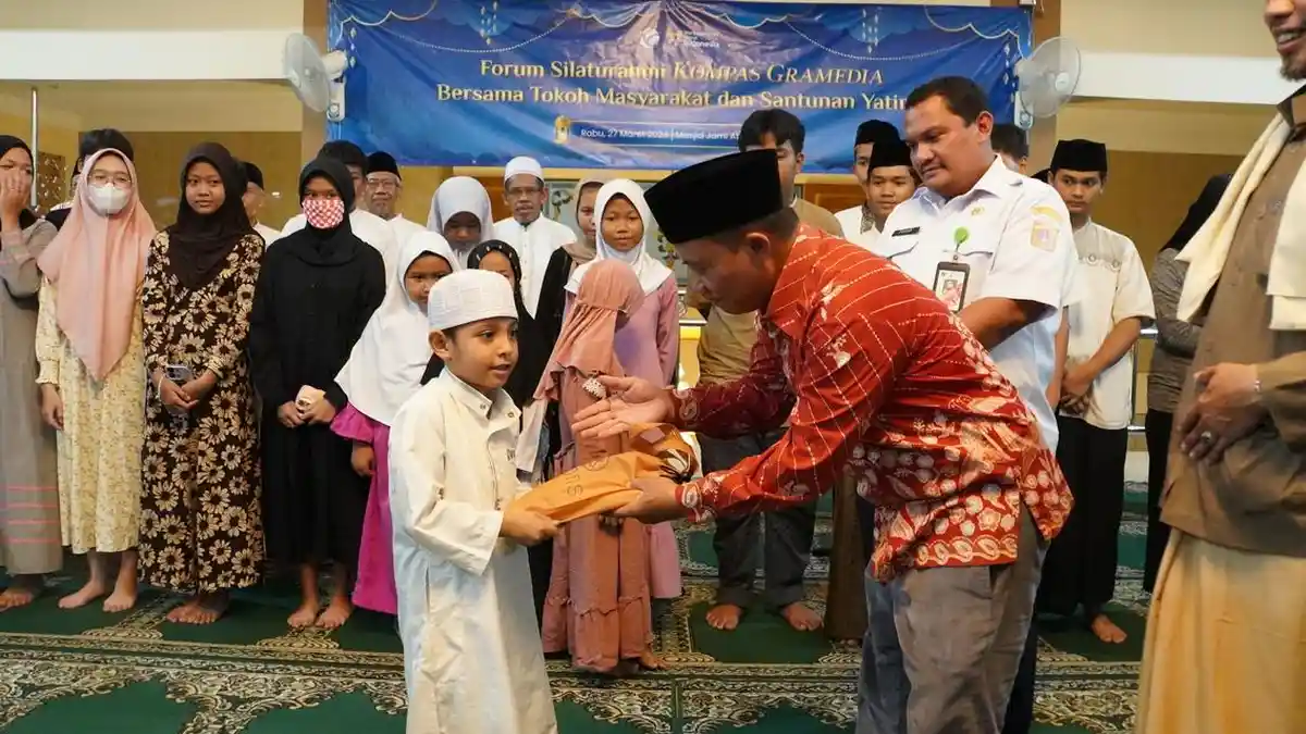 Bulan Ramadhan, Kompas Gramedia Selenggarakan Forum Silaturahmi Masyarakat dan Santunan Yatim