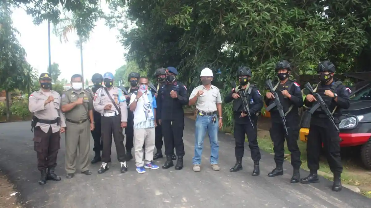 Permantap Pengamanan PON, Danyon D Pelopor Cek Kesiapan Personil di Setiap Venue
