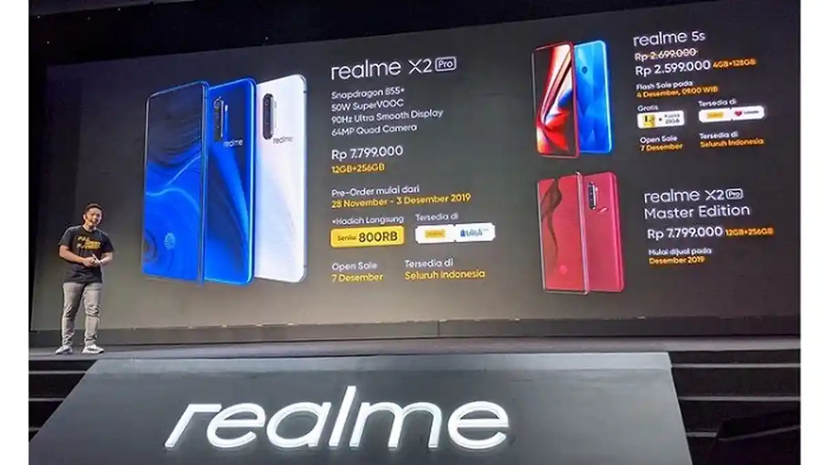 Rilis di Tanah Air, Ponsel Flagship Realme X2 Pro Quad Camera 64 MP plus Spesifikasi dan Harganya