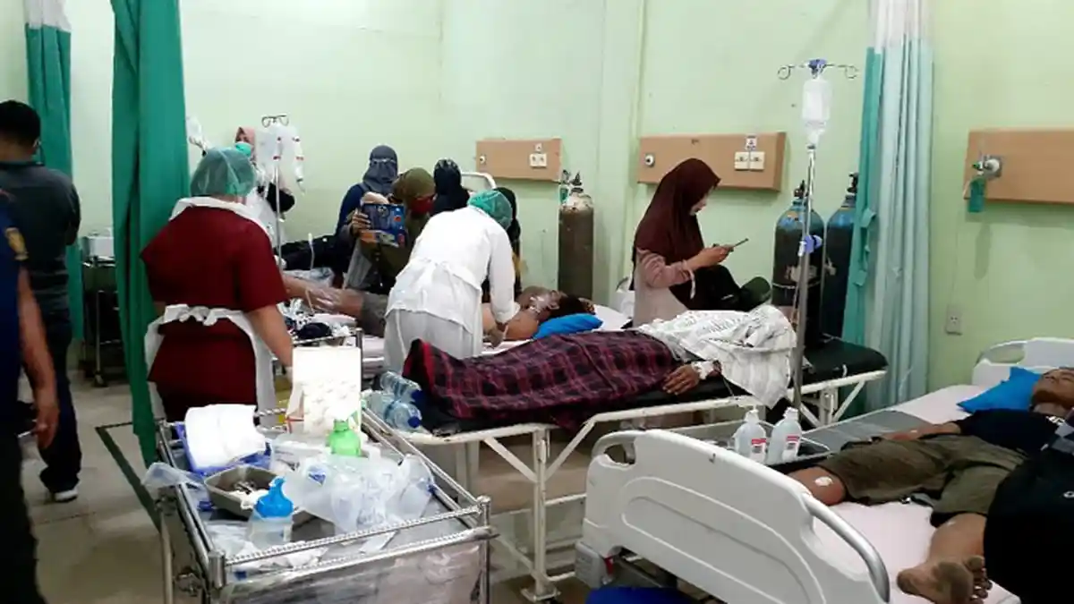 Kebakaran Ruko Martubung, Puluhan Orang Terbakar, 3 di Antaranya Petugas Damkar