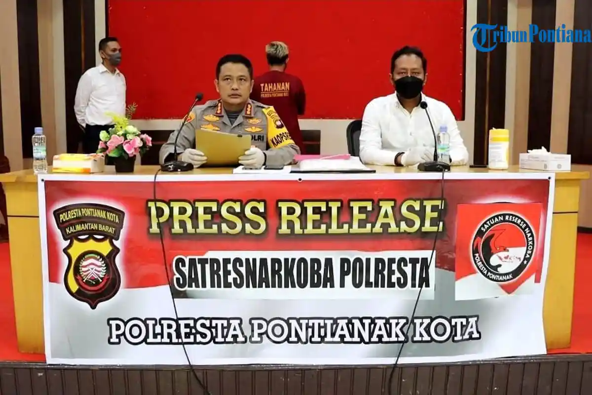 Kedapatan Bawa Sabu, Seorang Warga Pontianak Utara Ditangkap Sat Narkoba Polresta Pontianak