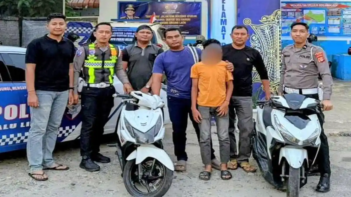 Satlantas Polres Abdya Gagalkan Balap Liar, Sejumlah Remaja Diamankan