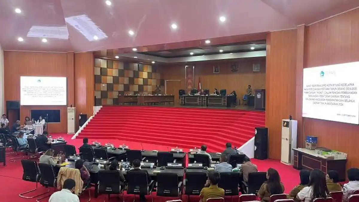 Wakil Ketua DPRD Walk Out, Ranperda APBD Perubahan Bitung Sulut Batal Dibahas, Ini Sebabnya