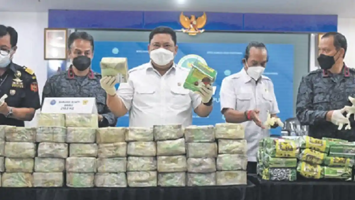 BNN Sita Ratusan Kg Sabu dari Thailand di Aceh