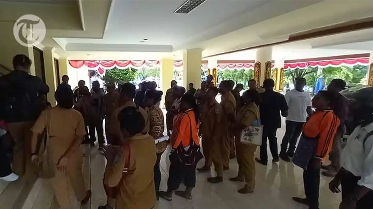 Honorer Kabupaten Jayapura yang Tidak Terdaftar Ujian CAT Bakal Diakomodir
