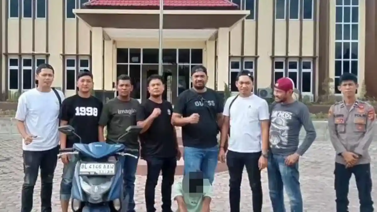 Gercep! Polres Aceh Selatan Ungkap Kasus Curanmor di SPBU Geulumbuk