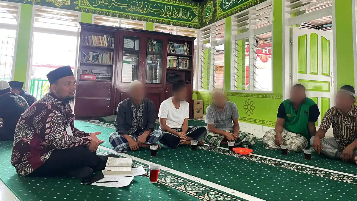Penyuluhan Agama Islam di Lapas Siborongborong Tingkatkan Koneksi Spiritual